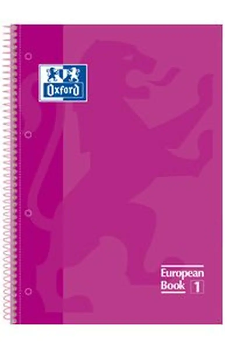 PAQ/5 BLOC A4+ 80H 90G. CUAD.5X5 FUCSIA EUROPEANBOOK1 OXFOR