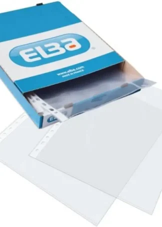 C/100 FUNDAS A4 MULTITALADRO PP STANDARD 80MC PIEL NARANJA