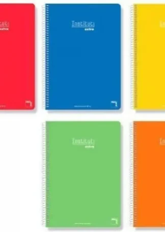 PAQ/5 BLOC Fº 80H 90G LISO T.DURA COLORES SURTIDOS