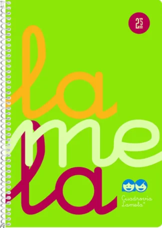 CUADERNO ESPIRAL 4º 80H 90G 2,5MM VERDE CUADROVIA PP.