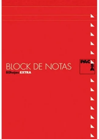 PAQ/10 BLOC NOTAS CON TAPA Fº 80H 60G CUAD.4X4 PACSA