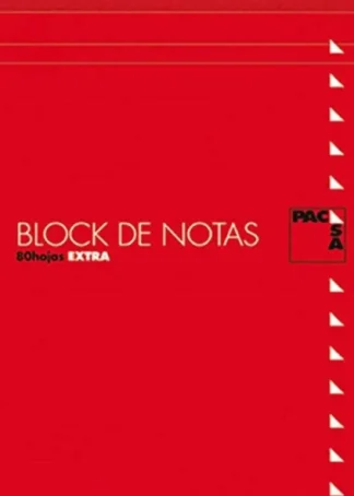 PAQ/10 BLOC NOTAS CON TAPA 4º 80H 60G CUAD.4X4 PACSA