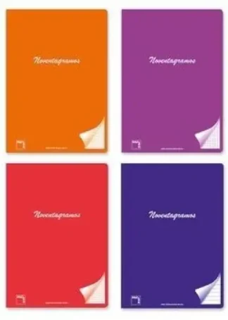 PAQ/6 LIBRETA GRAPADA A4 48H 90G PAUTA 3,5 C/M COLORES SUR.