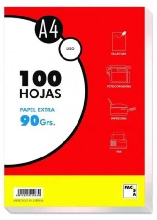 PAQUETE A4 100H 90G CUAD.4X4 PACSA