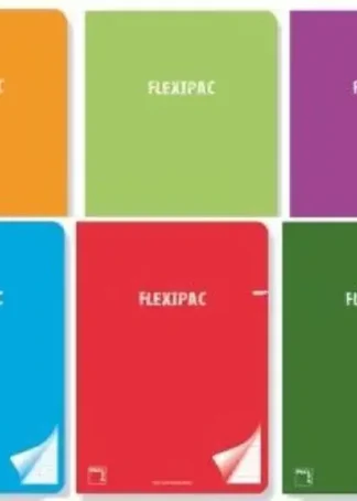 PAQ/6 LIBRETA A5+ 48H 90G CUAD. 3X3 C/M FLEXIPAC T.PLASTICO