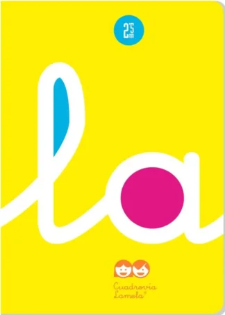 PAQ/5 LIBRETA A4 50H 90G CUADROVIA 2,5MM COLORES SURTIDOS