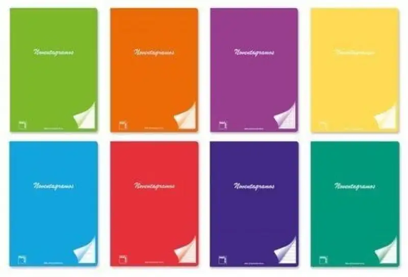 PAQ/6 LIBRETA GRAPADA A4 48H 90G MILIMETRADO C/M SURTIDOS