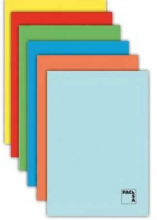 PAQ/10 LIBRETA A5+ 48H 70G CUAD. 5X5 C/M T. GOFRADA PACSA