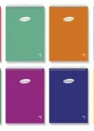 PAQ/10 BLOC 8º APAISADO 80H 60G CUAD.4X4 TAPA BLANDA PACSA