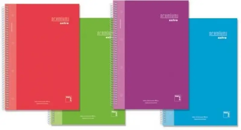 PAQ/4 BLOC A5 120H 90G CUAD.5X5+GRECA PREMIUM EXTRA MICROP.