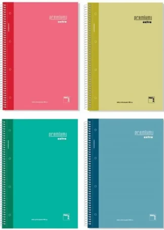 PAQ/4 BLOC A4 120H 90G CUAD.5X5+GRECA PREMIUM EXTRA MICROP.