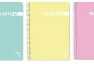 PAQ/5 BLOC Fº 80H 90G CUAD.4X4 C/M PLASTIPAC T.POL. PASTEL