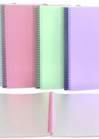 C/4 CARPETA 20 FUNDAS PASTEL C/GOMA REGALO SEPARADORES EXT