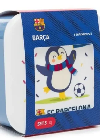 SET DE 3 PORTAMERIENDAS FC BARCELONA