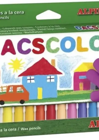 ESTUCHE 12 CERAS DACSCOLOR SEMIBLANDAS