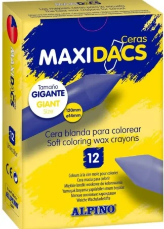 C/12 CERAS BLANDAS MAXIDACS MARRON OSCURO