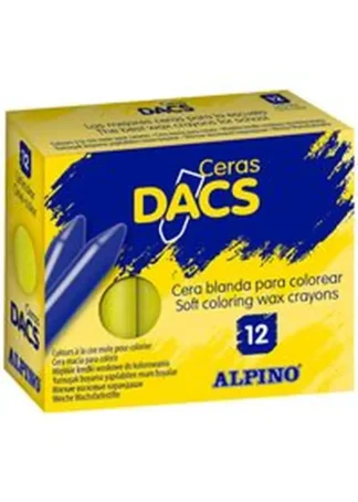 C/12 CERAS BLANDAS DACS AMARILLO CLARO