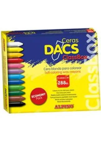 ECONOMI PACK 288 CERAS DACS (24 CERAS X 12 COLORES)
