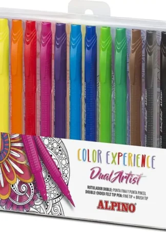 ESTUCHE 12 ROTULADORES DOBLE PUNTA DUAL ARTIST COLORES SURT