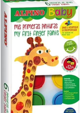 SET PINTURA DE DEDOS ALPINO BABY