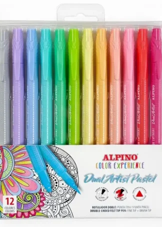 ESTUCHE 12 ROTULADORES DOBLE PUNTA DUAL ARTIST PASTEL