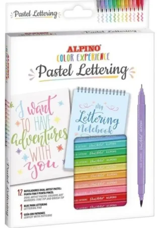 SET ALPINO COLOR EXPERIENCE PASTEL LETTERING