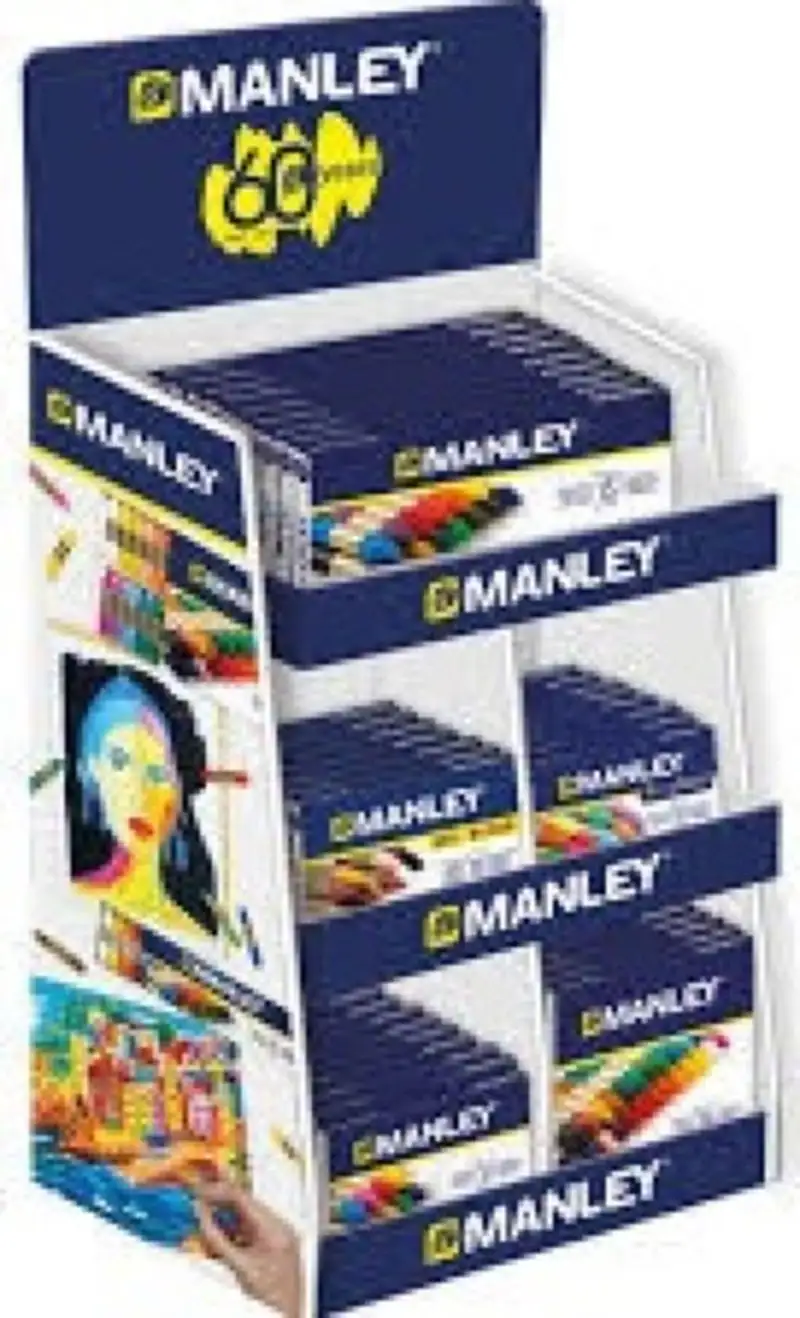 EXPOSITOR SOBREMESA CERAS MANLEY 60 ANIVERSARIO SURTIDO