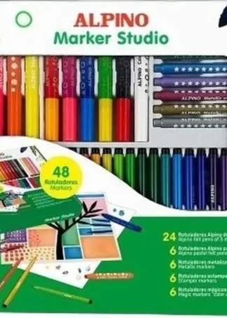 SET ESTUDIO DE ROTULADORES ALPINO