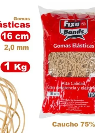 BOLSA 1000G GOMAS ELASTICAS Nº16 FIXO