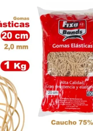 BOLSA 1000G GOMAS ELASTICAS Nº20 FIXO