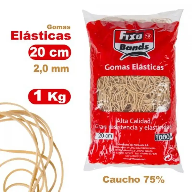 BOLSA 1000G GOMAS ELASTICAS Nº20 FIXO