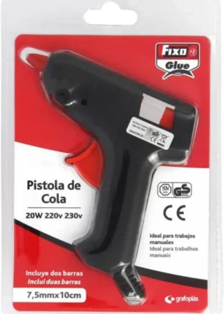 PISTOLA ENCOLADORA 20W + 2 BARRAS DE COLA GRAFOPLAS