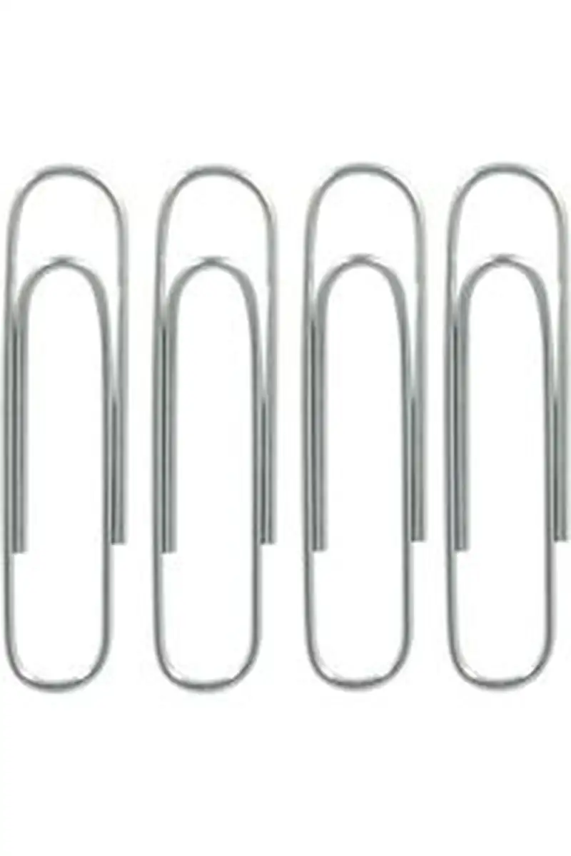 PACK 10 C/100 CLIPS GALVANIZADOS 42MM Nº 3 GRAFOPLAS