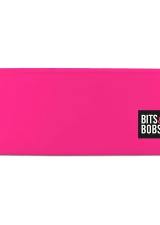PORTATODO SILICONA ROSA FLUOR B&B 20X7,5X5,5CM