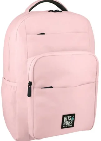 MOCHILA TIDY BAG BITS &BOBS ROSA SOFT 44X32X17 CM