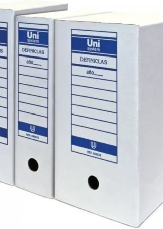 C/50 ARCHIVADOR DEFINITIVO Fº PROLONGADO DEFINICLAS UNIPAPE