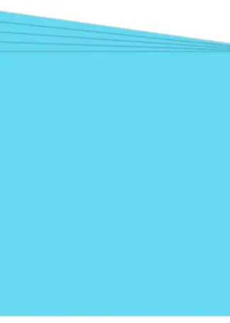 PAQ/25 CARTULINA FIXO 50X65 180G. AZUL MALDIVAS