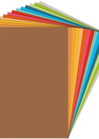 PAQ/25 CARTULINA FIXO 50X65 180G. CHOCOLATE