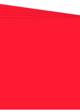 PAQ/25 CARTULINA FIXO 50X65 180G. ROJO