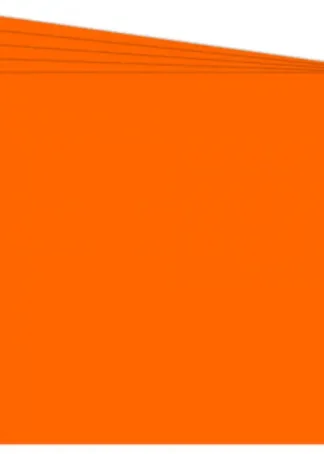 PAQ/25 CARTULINA FIXO 50X65 180G. NARANJA