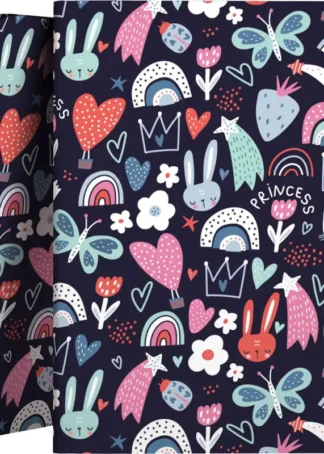 CARPETA 30F PP A4 B&B PRINCESS 23,1X31,3X1CM