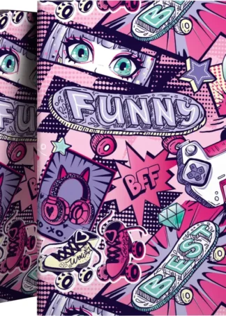 CARPETA 30F PP A4 B&B MANGA 23,1X31,3X1CM