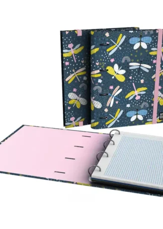 CARPEBOOK 4D35 A4 B&B DRAGON FLY 28X32X4CM