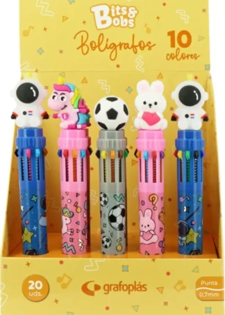 EXP 20 BOLIGRAFO 10 COLORES PUNTA 0.7MM. SURTIDOS