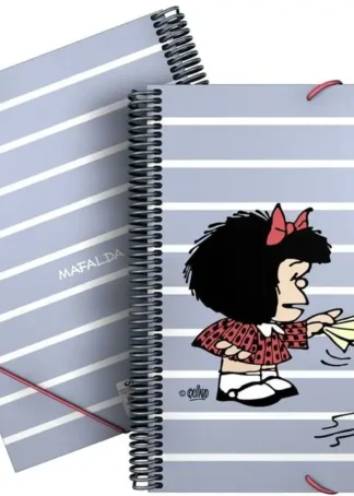 CARPETA FUNDAS MAXIPLAS PP 30F MAFALDA BOAT 25,5X31X1,6CM