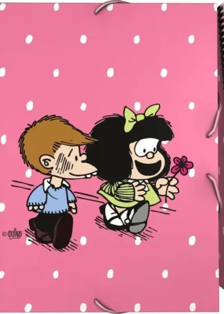 CARPETA FUNDAS MAXIPLAS PP 30F MAFALDA FRIEN 25,5X31X1,6CM