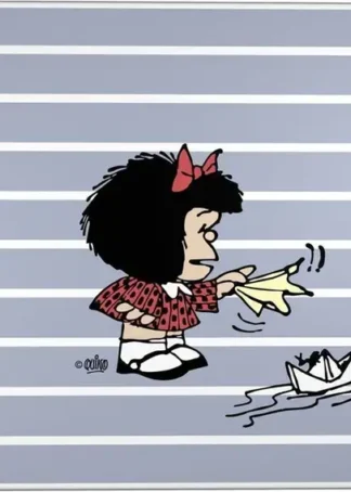 VADE PVC MAFALDA BOAT 33X47X0,5CM