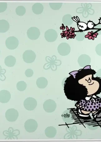VADE PVC MAFALDA KISS 33X47X0,5CM