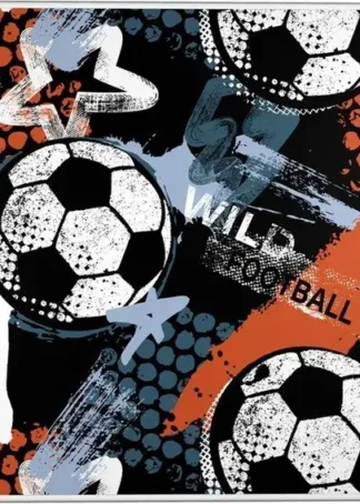 VADE PVC B&B WILD FOOTBALL 33X47X0,5CM