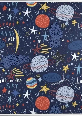 VADE PVC B&B PLANETS 33X47X0,5CM